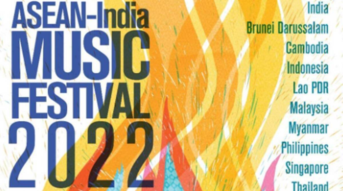 asean-india_1200.jpg Poster for the ASEAN-India Music Festival 2022 in Delhi, featuring 15 bands from countries including India, Brunei Darussalam, Cambodia, Indonesia, Lao PDR, Malaysia, Myanmar, Philippines, Singapore, and Thailand.