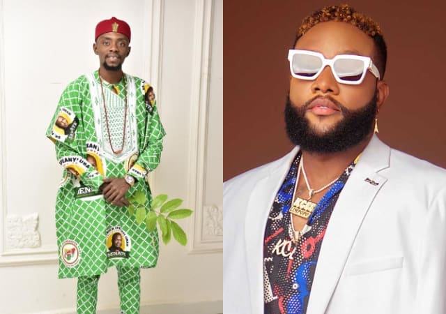 Two men, one with a beard and the other with sunglasses, showcase their unique outfits. Two men, one with a beard and the other with sunglasses, showcase their unique outfits.
