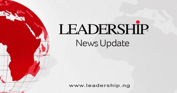 A globe with the words leadership news update from Africa. A globe with the words leadership news update from Africa.