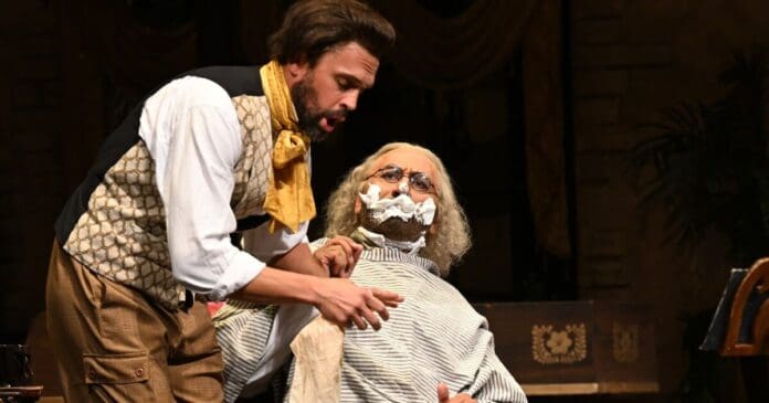 Keywords: Pittsburgh, weekend.
Updated Description: A man with a beard is shaving another man on stage in Pittsburgh this weekend. Keywords: Pittsburgh, weekend.
Updated Description: A man with a beard is shaving another man on stage in Pittsburgh this weekend.