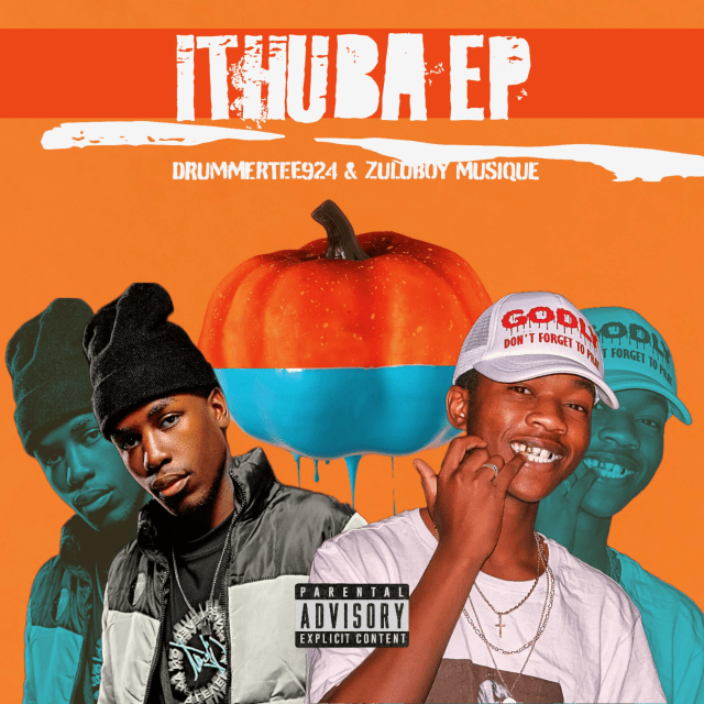 The cover of the iThuba EP featuring two men and a pumpkin. The cover of the iThuba EP featuring two men and a pumpkin.