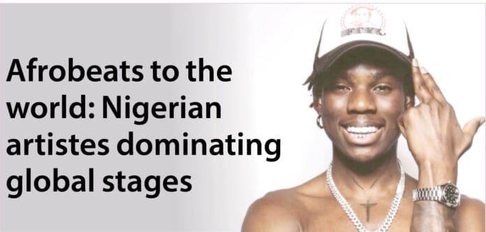 Nigerian artists dominating global stages with Afrobeats music. Nigerian artists dominating global stages with Afrobeats music.